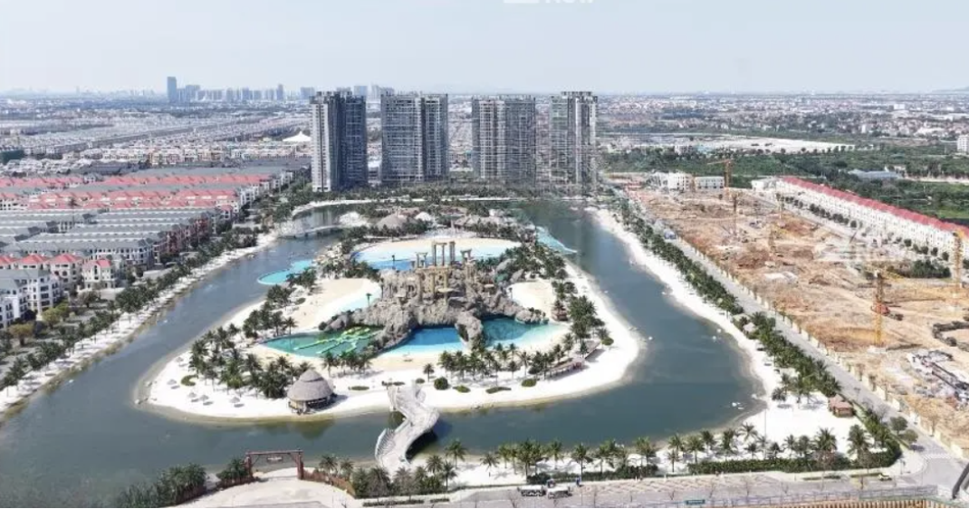Tiến độ xây dựng Masteri Grand Coast và cam kết về một biểu tượng mới tại Ocean Park 2